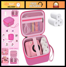 Kids Instant Print Camera Case with 3 Rolls Photo Paper for Toddler Digital Came Photo Papers & Acetates price