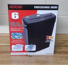 Aurora AS600SB 6 Sheet Professional Grade Strip Cut Paper Shredder Paper Shredder price