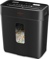 VidaTeco 6-Sheet Cross Cut Paper Shredder for Home Office, 3.04-Gallon Bin | P-4 Paper Shredder price