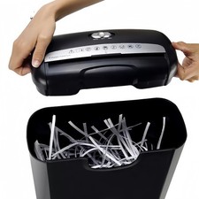 6-Sheet Paper  Shredder Cut Heavy Duty Destroy Strip-Cut CD DVD Credit Card Cut Paper Shredder price
