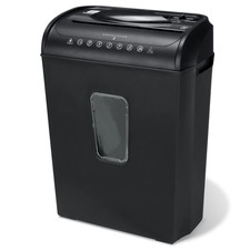 6-Sheet Cross-Cut Paper/Credit Card Shredder with 3.7 Gallon Bin, Black,Home and Paper Shredder price