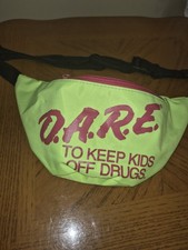 D.A.R.E. Neon Green Fanny Pack Unisex Belt Bag price