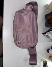 lululemon Everywhere Belt Bag Purple Nylon Waist Pack Zip Adjustable Strap Unisex Belt Bag price