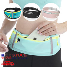 Waterproof Sport Runner Waist Bum Bag Running Jogging Belt Pouch Zip Fanny Pack Unisex Belt Bag price