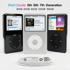 iPod Classic 5th 6th 7th Generation 30GB 60GB 80GB 120GB 160GB All Colors MP3 Player & iPod price