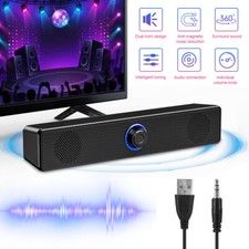 Home Theater Soundbar Wired Sound Bar Speaker System w/ Subwoofer 3.5mm Jack AUX Home Theater Sound System price