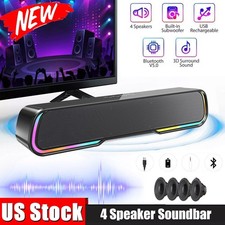 Surround Sound Bar 2 Speaker System Wireless Bluetooth Subwoofer TV Home Theater Home Theater Sound System price