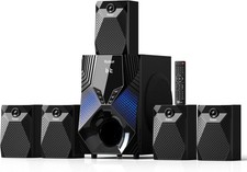 1000W 5.1 Surround Sound System Home Theater 8" Subwoofer Bluetooth ARC Optical Home Theater Sound System price