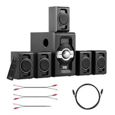 Acoustic Audio 5.1 Bluetooth 6 Speaker System Home Theater Surround Sound NEW Home Theater Sound System price