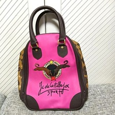 JC Castelbajac SPORT Pink Leopard Boston Bag - Stylish Design Women's Sports Bag price