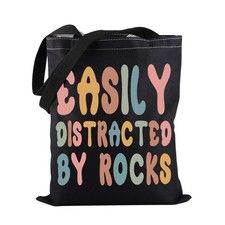 Geology Professor Tote Bag Easily Distracted By Rocks Tote Bag Geology Studen... Women's Sports Bag price