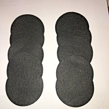 10 Felt Pads - 2.5 Inch Black Round ~ 2 mm thick Felt price
