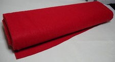 "Craft 100"  Felt  Red  72 " Wide  100% Acrylic  By the Yard  Fabric  New Felt price