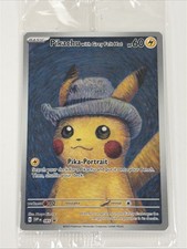 Pokemon Van Gogh Museum Pikachu with Grey Felt Hat SVP EN 085 Promo Sealed FL89 Felt price