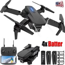 New 4K RC HD Wide-angle Dual Camera FPV Wi-Fi RC Drone Quadcopter + 4Battery MX Drone price