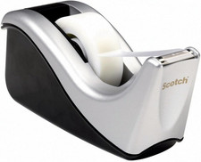 Scotch Desktop Tape Dispenser, Silvertech Two-Tone (C60-ST) Tape Dispenser price