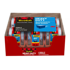 1.88 In. X 66.7 Ft. Heavy Duty Shipping Packaging Tape (6-Pack with Dispenser) Tape Dispenser price
