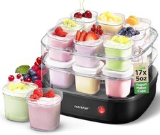 Nutrichef NCKN128G17 17 Cup Automatic Yogurt Maker - Black (Open Box) Yogurt Makers price