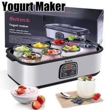 Probiotic Yogurt Maker with Adjustable Temp/ Time Control Get Better Gut Health Yogurt Makers price
