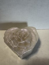 Handmade Heart Shape, Rose Top Trinket Box, Jewelry Box Jewelry Boxes price