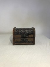 Mini Wooden Treasure Chest Box Vintage Decorative Small Jewelry Trinket Keepsak Jewelry Boxes price
