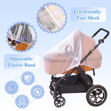 Mosquito Net for Stroller with Drawstring, Baby Bug Netting with Storage Bag,... Stroller-Pram Mosquito Net price