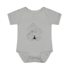 Inner Peace Baby Bodysuit Zen Calm Cute Infant Made in USA Inner Bodysuit price