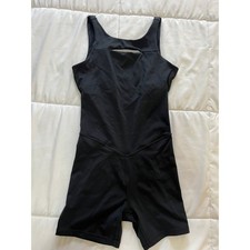 JoyLab Black Activewear Romper Extra Small XS Open Back Strappy Bodysuit Inner Bodysuit price