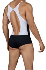 [XL]  Black & White Inside out Body By Candyman 99432 Inner Bodysuit price