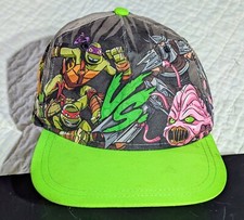 TMNT Teenage Mutant Ninja Turtles YOUTH Hat Cap OSFM 2017 Neon Snap Nickelodeon Kids' Hat price