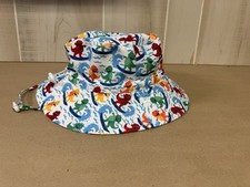 Dinosaur Multicolor Adjustable UPF Sun Hat Toddler- Kid Size Kids' Hat price