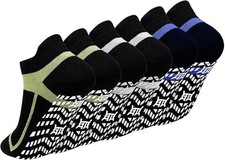 Men's Non-Slip Grip Socks Anti-Skid for Yoga Pilates Gym Hospital & Walking Men's Socks Set price