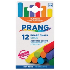Board Chalk, Assorted Colors, 12 Count Chalk price