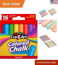 Multicolor Non-Toxic Chalk Set - 16 Assorted Colors for Indoor & Outdoor Fun Chalk price