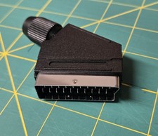 Male SCART 21 Pin Socket Connector Plug for Euro or JP21, RGB AV Adapter RGB21 Scart Cable price
