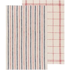 Danica Heirloom Organic Cotton Kitchen Dish Towels Set of 2 Slub Cloth Vintage Kitchen Textile Set price