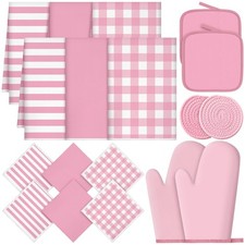 Sratte 18Pcs Kitchen Decor Accessories Set Oven Mitts Pot Holders Kitchen Tow... Kitchen Textile Set price
