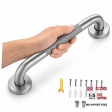 Shower Grab Bar Anti-Slip Bathroom Grab Bar with 12 Inch 1 Brushed Nickel Bathroom Products for Disabled price