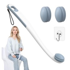 Toilet Aids For Wiping Bottom 16.5" Reach Comfort Butt Wiper Tool Wrist Strap Bathroom Products for Disabled price