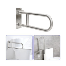 Flip Up Grab Bars Handicap Rails Toilet Safety Rails Stainless Steel Grab Bar Bathroom Products for Disabled price