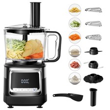 Hicloud FP01 Food Processor 12 Cup, Capable of Shredding/Cutting Food Processor price