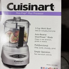 Cuisinart Mini-PrepPlusFoodProcessor 24oz BrushedChrome SilverDLC-2ABC SeePhotos Food Processor price