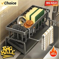 Kitchen Sink Caddy, Plastic, shelf Sink Caddy, Dish Brush Holder, Sponge Holder Corner Shelf & Sponge Holder price