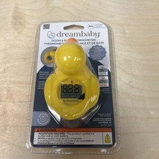 Dreambaby Room and Bath Thermometer & Yellow Duck Bath Toy - - BPA Free - NEW Baby Bath Thermometer price