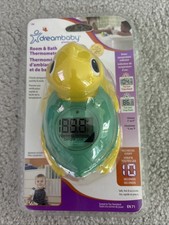 Dreambaby  Baby Bath Thermometer  Digital Water + Room Temp Green Yellow Turtle Baby Bath Thermometer price
