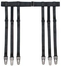 Black Womens Suspender Garter Belt for Thigh High Socks Stockings Boots Plus ... Knee-High Socks / Garter Stockings price