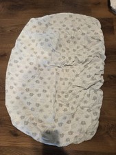 Cuddletime Gray White Elephant Fitted Crib Sheet Standard Baby Crib Nursery Baby Bed Sheet price