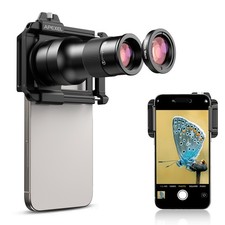 APEXEL 2 in 1 Phone Camera Lens Kit, 6X Telephoto Lens & 150mm Macro Lens Lenses price