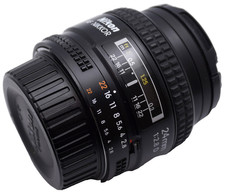 Nikon AF Nikkor 24mm f/2.8D Lens, w/Front and Rear Lens Caps & UV Filter Lenses price
