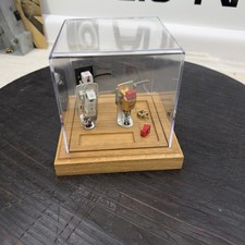 Turntable Cartridges Headshell Display Oak Acrylic -Four + Accessories Read Turntable & Accessories price